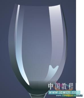 coreldraw x4鼠繪教程：繪制一只逼真的玻璃杯_中國教程網(wǎng)